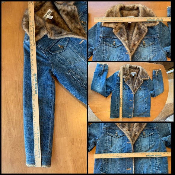 Marvin Richards Faux Fur Denim Jacket - Picture 6 of 12